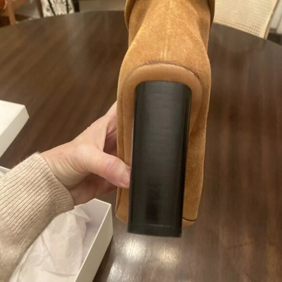 🔥🔥FIRE SALE 🔥🔥IRO Women's Tan Suede Heeled Boots, 9 - Picture 5 of 10